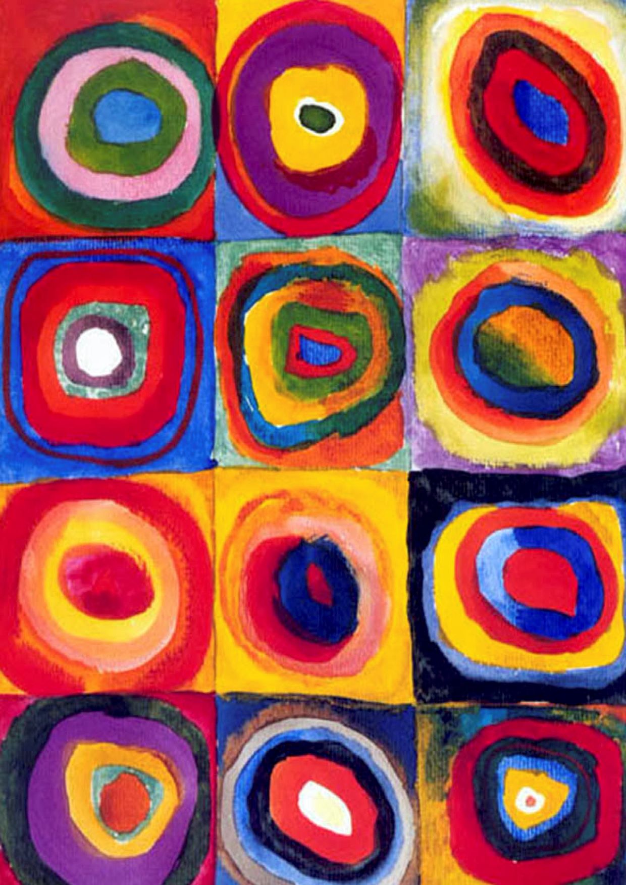 Colourful Circles  Painting