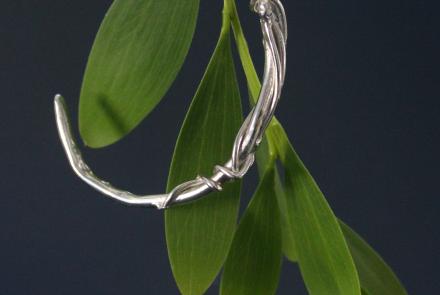 Silver cuff bracelet
