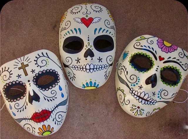 Painted Skeleton Masks