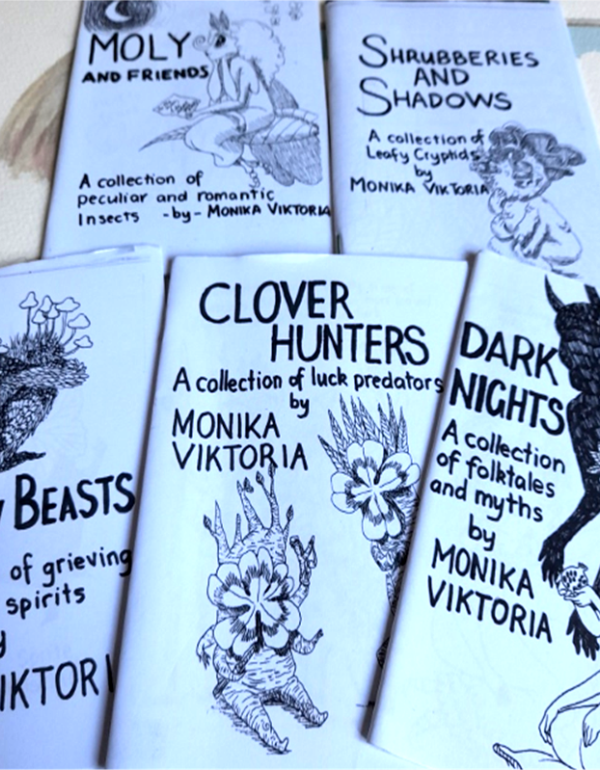 Hand drawn comic books
