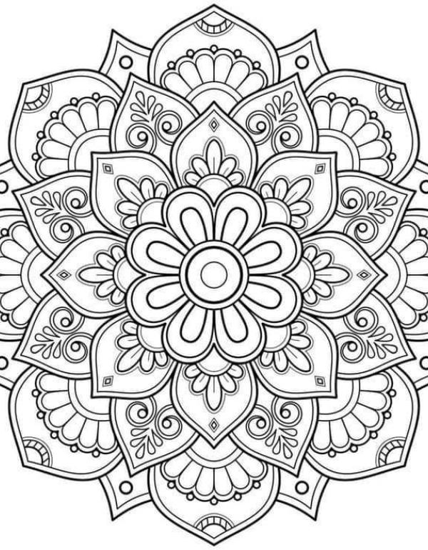 Mandala drawing