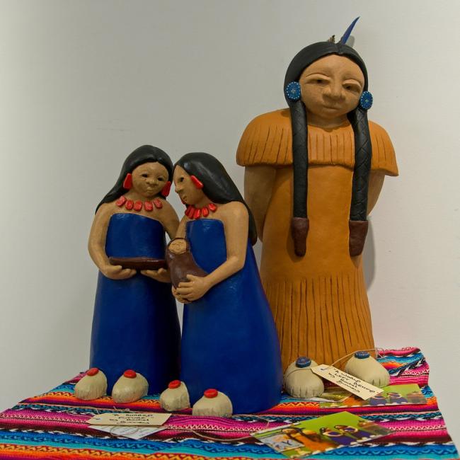 Sculpture titled "A Shared Future"
