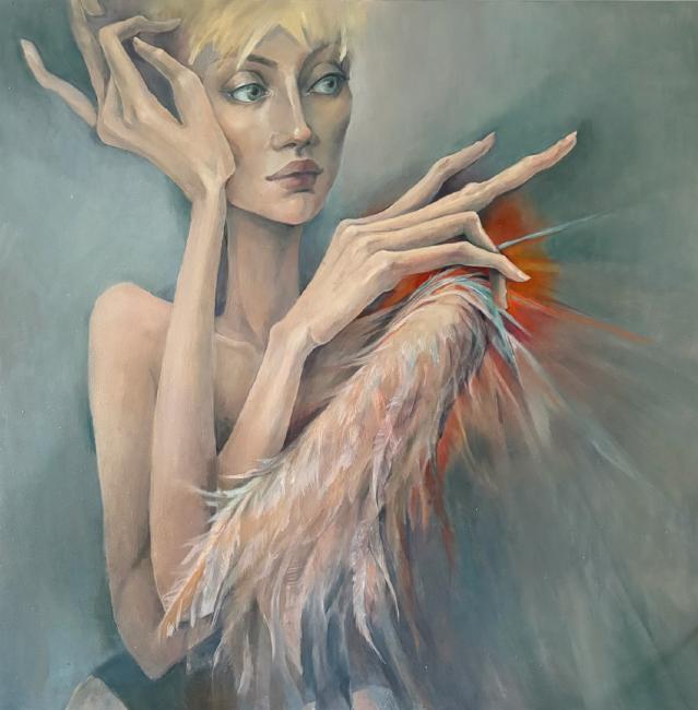 Figure Study painting by Angela Lys